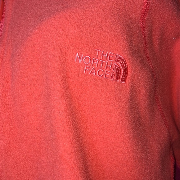The North Face Tech 100 1/2-Zip Fleece Top (Women's) size large orange/pink top​ - Picture 4 of 12
